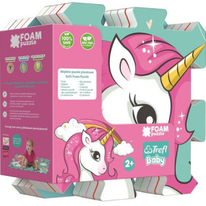 Puzzle Trefl din Spuma Unicorn,8 Piese - Img 1