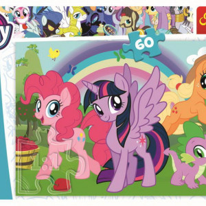 Puzzle Trefl, My little Pony, Curcubeul prieteniei, 60 piese - Img 3