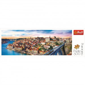 Puzzle Trefl, Panorama Porto Portugalia, 500 piese - Img 3