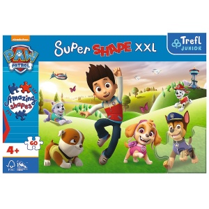 PUZZLE TREFL PRIMO SUPER SHAPE XXL 60 PATRULA CATELUSILOR - Img 3