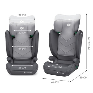SCAUN AUTO KINDERKRAFT I-SPARK, I-SIZE 100-150 CM, GREY - Img 8