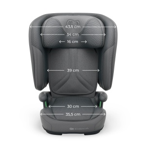 SCAUN AUTO KINDERKRAFT UNITY2 100-150 CM, GREY - Img 10