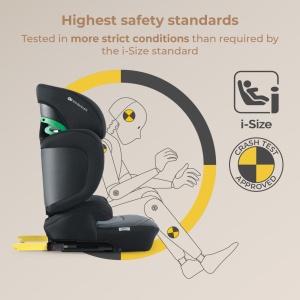SCAUN AUTO KINDERKRAFT XPAND 2 I-SIZE 100-150 CM, GRAPHITE BLACK - Img 10