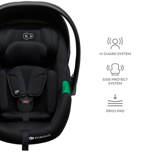 SCOICA AUTO I-SIZE, 40-87 CM, KINDERKRAFT MINK PRO2 , BLACK - Img 5