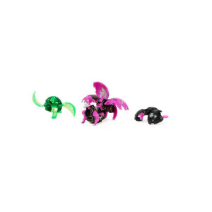 Set 3 Figurine Bakugan Evolutions Platinum Powerup Blitz Fox, Riptide si Fury - Img 4