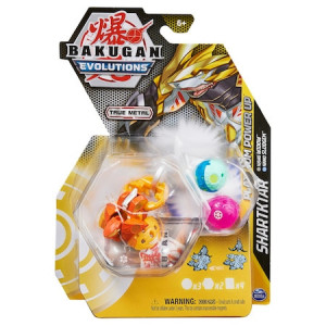 Set 3 Figurine Bakugan Evolutions Platinum Powerup Shartkar, Widow si Sludgem - Img 1
