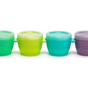 SET 4 RECIPIENTE PLASTIC SNAP&GO, MELII, 118 ML - Img 2