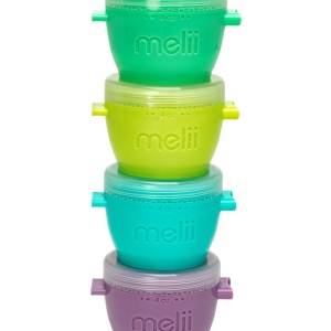 SET 4 RECIPIENTE PLASTIC SNAP&GO, MELII, 118 ML - Img 6