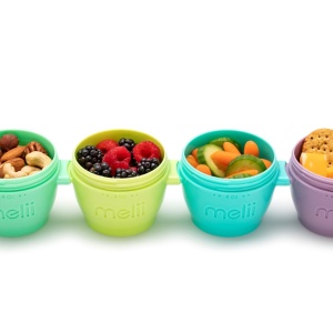 SET 4 RECIPIENTE PLASTIC SNAP&GO, MELII, 118 ML - Img 8