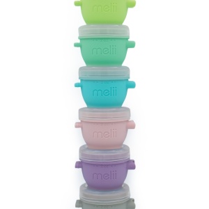 SET 6 RECIPIENTE SILICON SNAP&GO, MELII, 59 ML - Img 2