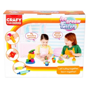 Set creativ de modelare, Crafy, Fabrica de inghetata, 29 piese - Img 3