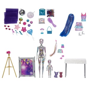 Set de joaca Barbie - Color Reveal, Petrecere surpriza - Img 8