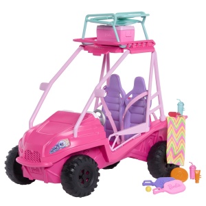 Set de Joaca Barbie Estate, Detectivi pe Plaja cu Masinuta Buggy si Accesorii - Img 2