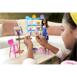 Set de joaca Barbie You can be - Atelier de pictura - Img 9