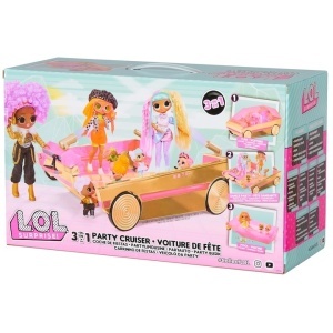 Set de joaca L.O.L. Surprise! Party Cruiser, 3 in 1