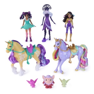 Set de joacă Spin Master Unicorn Academy, figurine detaliate și accesorii, multicolor, 25.40x40.64x7.62cm - Img 3
