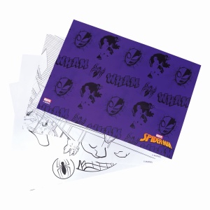 SET DE PICTURA GEANTA TRANSPARENTA SPIDER MAN EVERGREEN - Img 3