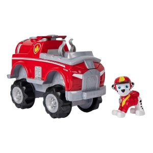 Set Figurina cu Vehicul Paw Patrol Jungle Pups Deluxe, Marshall - Img 4