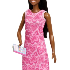 Set joaca papusa Barbie Bruneta Mulatra Profesora, multicolor, 32.5x19x6.5cm - Img 8