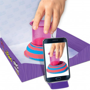 Set Kinetic Sand - Sandtastic, albastru si rosu, 907g - Img 9