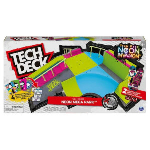 Set mini rampa Skateboard Tech Deck, Neon Mega Park