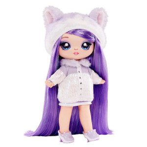 Set papusa Na! Na! Na! Surprise,3 in 1, papusa Lavender Kitty si ghiozdan cu dormitor - Img 3