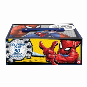 Set pictură Spider-Man, 50 piese, multicolor, 26.6x13.9x9.7cm - Img 2