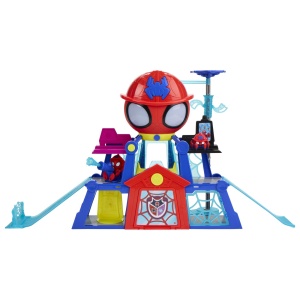 SPIDEY SI PRIETENII LUI UIMITORI MARVEL RESCUE WEBS SET DE JOACA WEBQUARTERS CU LUMINI SI SUNETE - Img 3