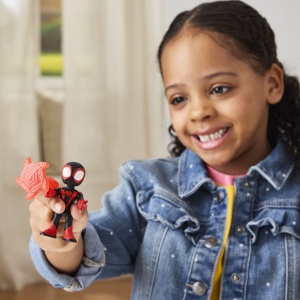 SPIDEY SI PRIETENII LUI UIMITORI MARVEL SET FIGURINA MILES MORALES SI ACCESORII - Img 3