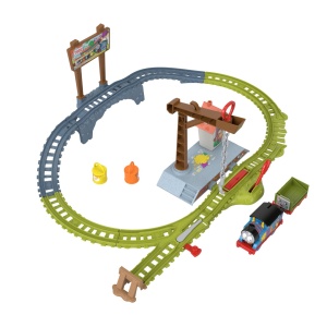 THOMAS SET DE JOACA CU LOCOMOTIVA MOTORIZATA THOMAS LIVREAZA VOPSEAUA - Img 7