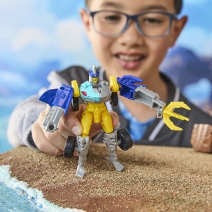 TRANSFORMERS CYBERWORLD ROBOT SKYBYTE CONVERTIBIL 10CM - Img 4