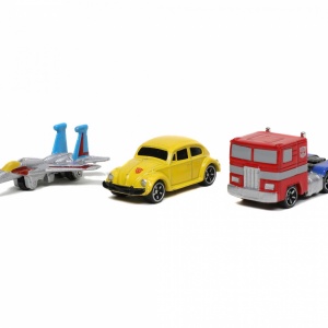 TRANSFORMERS SET 3 NANO MASINUTE METALICE 4CM - Img 2