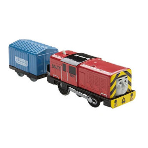 Trenulet Salty Locomotiva Motorizata cu Vagon Thomas&Friends Track Master - Img 3