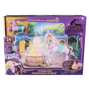 UNICORN ACADEMY SET DE JOACA FANTANA SI GRAJD STARGLOW SI UNICORNUL WILDSTAR - Img 1