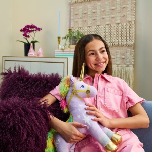 UNICORN ACADEMY UNICORNUL WILDSTAR DE PLUS LUMINOS 38CM - Img 3