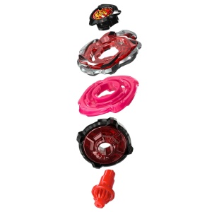 BEYBLADE X LET IT RIP SET LANSATOR SI ROATA REAPER INCENDIO T 4-70K - Img 3