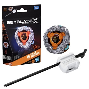 BEYBLADE X SET LANSATOR SI ROATA VALOR BISON FB - Img 5
