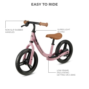 BICICLETA FARA PEDALE KINDERKRAFT SPACE DARK PINK - Img 3
