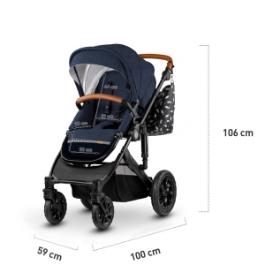 CARUCIOR 3 IN 1 KINDERKRAFT PRIME 2 3IN1 MINK PRO NAVY - Img 5