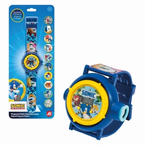 Ceas digital cu proiector, AS, 12cmx30cm, albastru, pentru copii