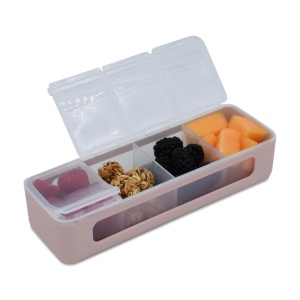 CUTIE SNACK 4 COMPARTIMENTE, MELII LUXE, PINK - Img 2