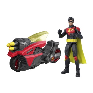 DC SET FIGURINA ROBIN SI MOTOCICLETA CU ACCESORII - Img 4