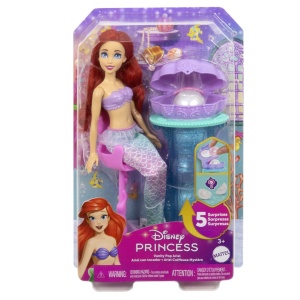 DISNEY PRINCESS PAPUSA ARIEL SI MASUTA DE MACHIAJ CU SURPRIZE - Img 2