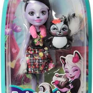 ENCHANTIMALS PAPUSI CU ANIMALUTE SAGE SKUNK SI CAPER