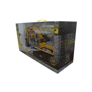 Excavator cu telecomanda, Galben - Img 3