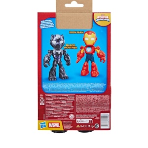 Figurina Iron Man, 22.8cm, set, multicolor, 3-7 ani  - Img 4