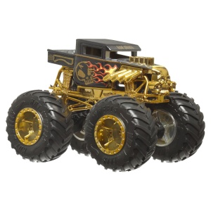 HOT WHEELS MONSTER TRUCK 50 BIGFOOT TROPHY CHAMPIONS MASINUTA BONE SHAKER SCARA 1 LA 64 - Img 4