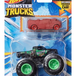 HOT WHEELS MONSTER TRUCK SI MASINUTA METALICA SKELETON CREW
