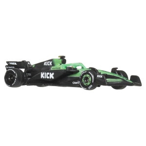 HOT WHEELS PREMIUM REAL RIDERS FORMULA 1 2024 MASINUTA METALICA KICK SAUBER F1 TEAM NUMARUL 5 SCARA 1 LA 64 - Img 4