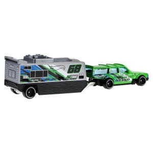HOT WHEELS TRACK FLEET MASINA FLOTA VOLVO 24O DRIFT CAMPER SCARA 1 LA 64 - Img 3